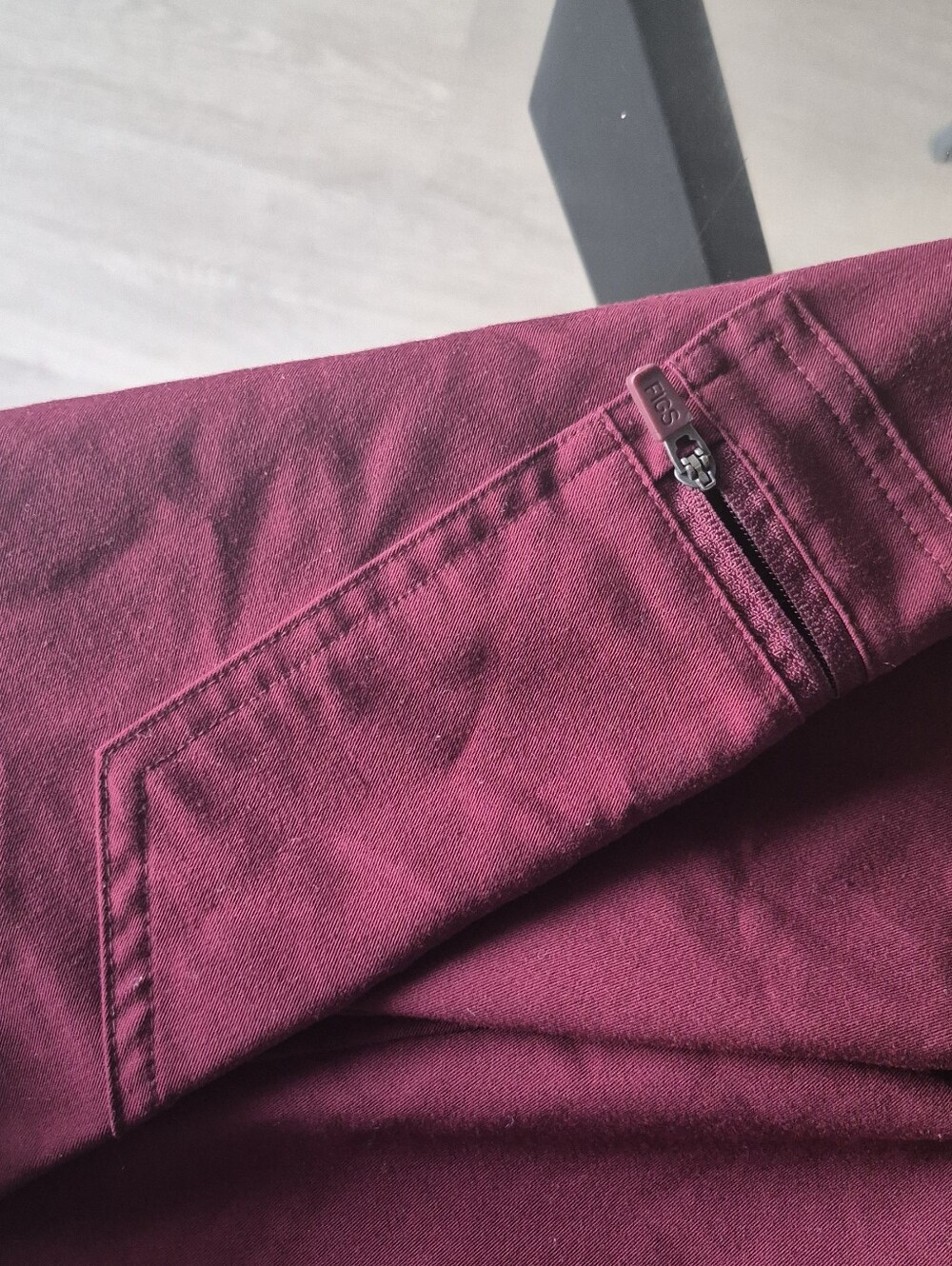 FIGS Burgundy Pants